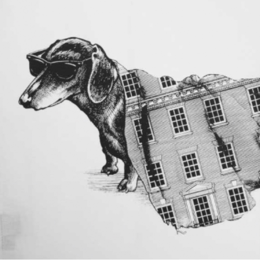 Anthropologie Rory Dobner Fortnum & Mason Dog Tea Towel